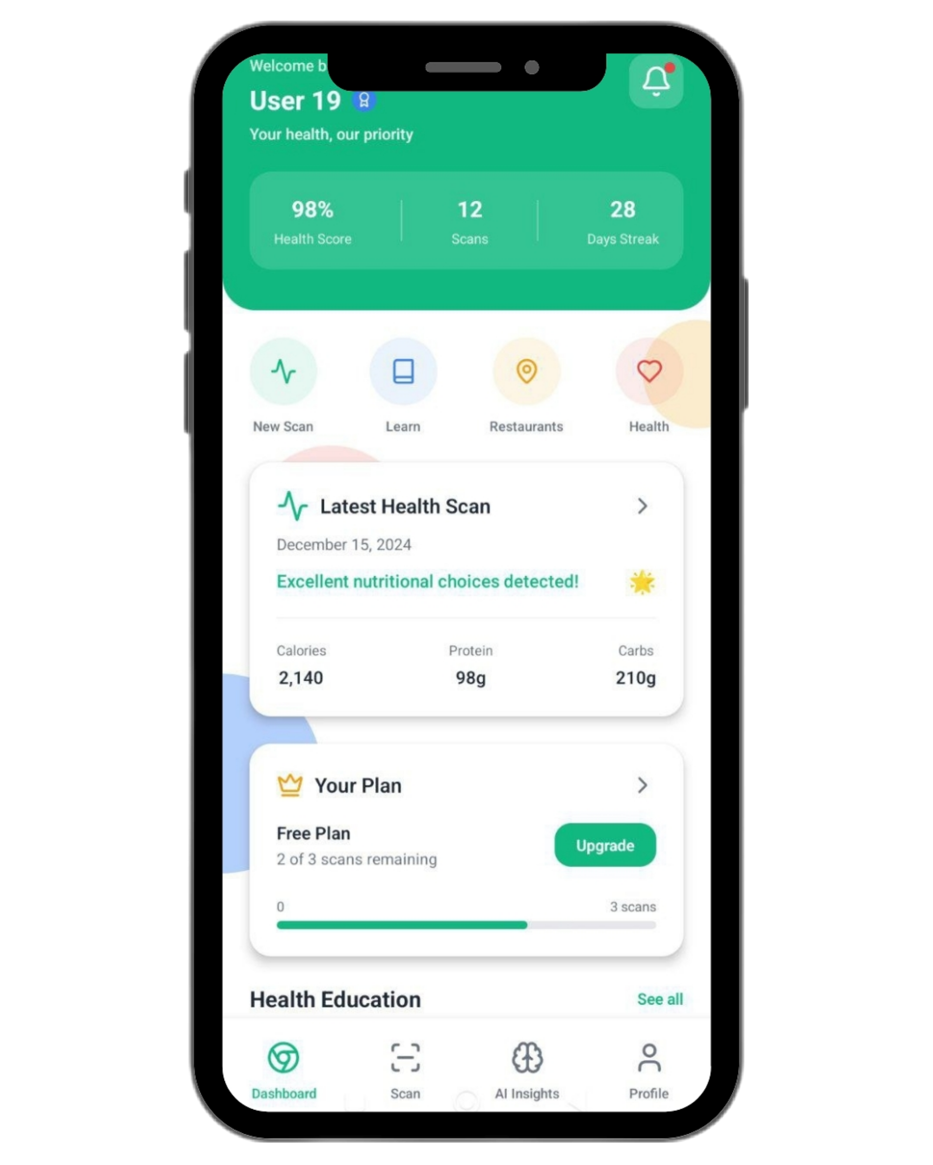 PulseMeal Dashboard